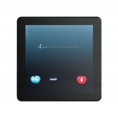 Σύγχρονο Στυλ Σχεδιασμού 4.0 ίντσες Modbus Προγραμματιζόμενη οθόνη αφής Χρώμα LCD Μεγάλος ανεμιστήρας θερμοστάτη