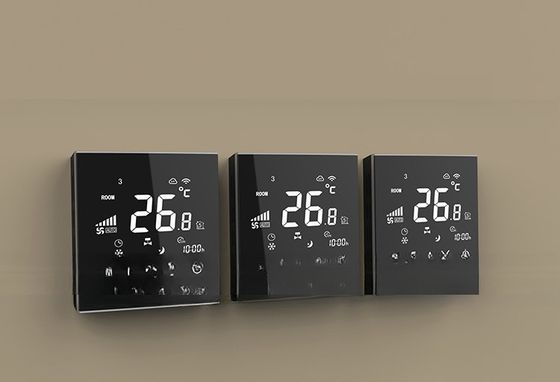 16A RS485 Modbus Εικονική οθόνη WIFI έξυπνο θερμοστάτη για ηλεκτρική θέρμανση κάτω από το πάτωμα