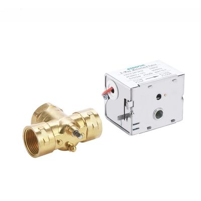 DN20 220v Ψηφιακό ανεμιστήρα νερού Coil Brass Ηλεκτρική κινητοποιημένη βαλβίδα ζώνης με υλικό χαλκού