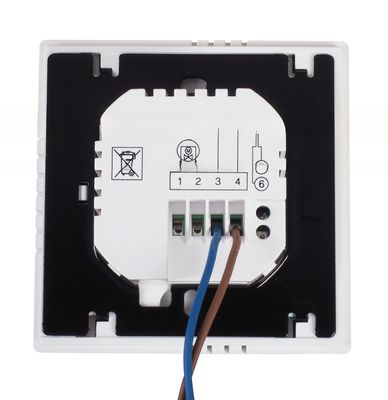 86mm*86mm*16mm Ε.Ε. Ειδική οθόνη αφής LCD WiFi κινητής αίθουσας ελέγχου Θερμοστάτη για HVAC