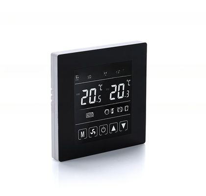 Λευκό LCD Θερμοστάτη με ψηφιακή οθόνη 5 1 1 Προγραμματιζόμενο KNX Συμβατό