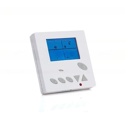 AC806 Θερμοστάτης δωματίου HVAC 0.5C ακρίβεια οθόνης μέγιστο φορτίο συσκευές 2A
