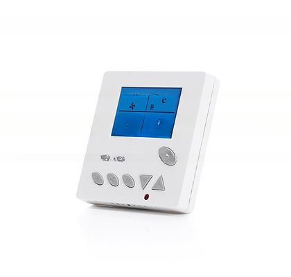 AC806 Θερμοστάτης δωματίου HVAC 0.5C ακρίβεια οθόνης μέγιστο φορτίο συσκευές 2A