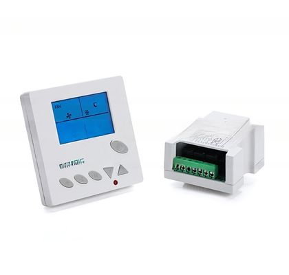 AC806 Θερμοστάτης δωματίου HVAC 0.5C ακρίβεια οθόνης μέγιστο φορτίο συσκευές 2A