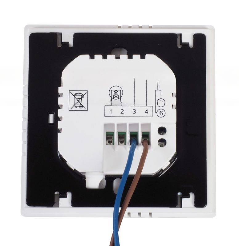86mm*86mm*16mm Ε.Ε. Ειδική οθόνη αφής LCD WiFi κινητής αίθουσας ελέγχου Θερμοστάτη για HVAC